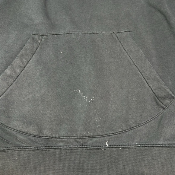 Vintage Nike Spellout Black Hooded Sweatshirt Size Large 90s Grunge - Picture 10 of 12